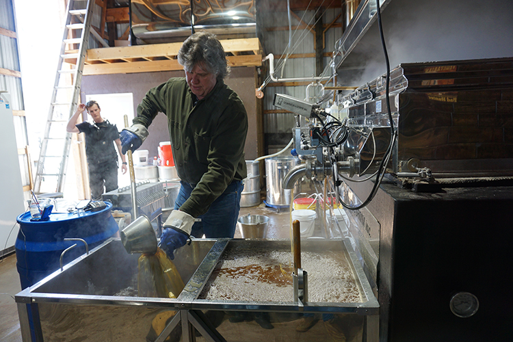 Maple syrup is made at Paul Family Sugarbush