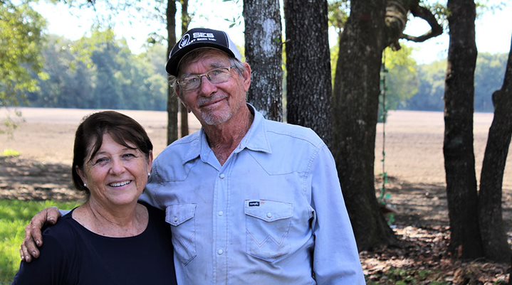 David and Gail Hodge, owners and operators of Hodge Farms in Newberry, Florida. 