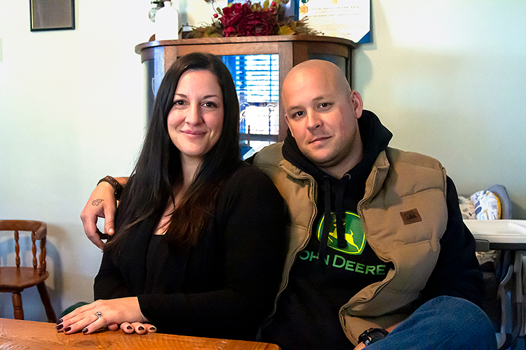 U.S. Navy Lieutenant Daniel Longwell and wife Joaquina.