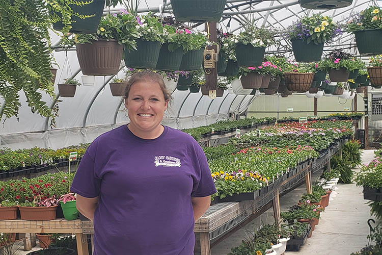 Ashley DeBord took her hobby and love of plants and turned it into a greenhouse operation. 