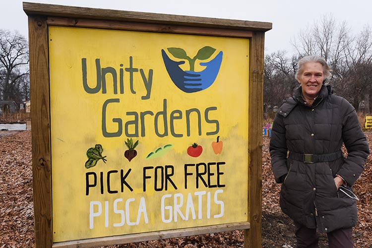 The gardens have continued to provide for the community in the pandemic. Photo by Brandon O'Connor, NRCS.