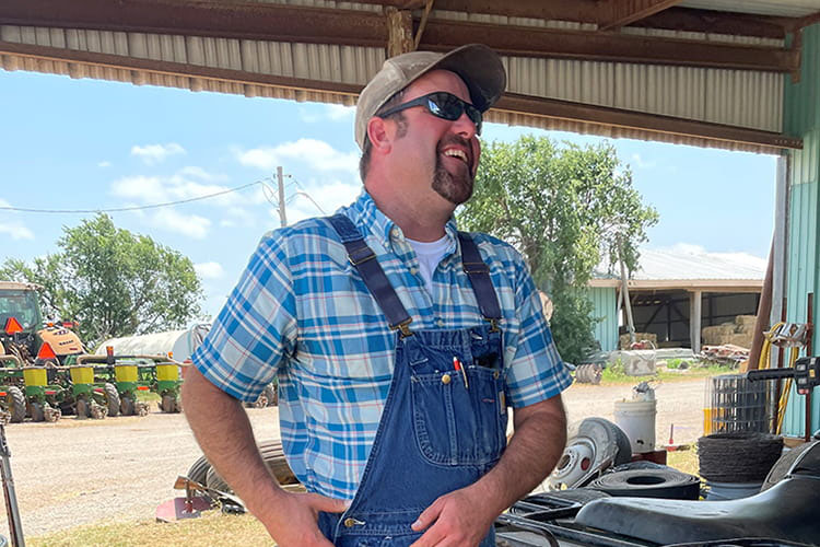 Wesley Sullivan, a member of the Comanche County FSA County Committee in Oklahoma. Photo by Madeline Alewine, FSA. 