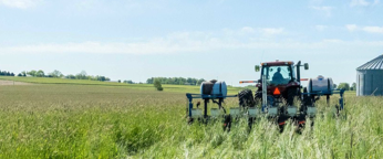 Tractor on field