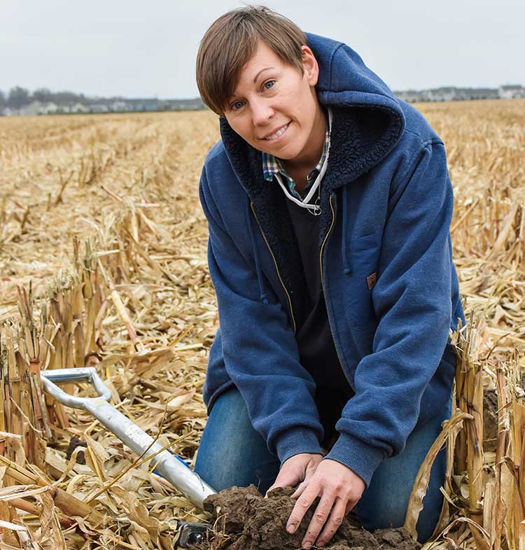 Indiana NRCS State Soil Health Specialist Stephanie McLain 