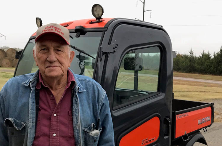 : Dick and Jean Hoffman started Hoffman Pecan Farm in 1962 with a few pecan trees and 80 acres. Photo by Kelsey Chambers, FSA. 