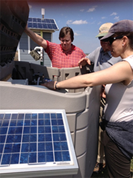 Edge-of-field monitoring station