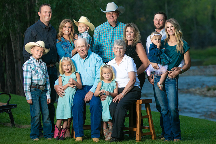 Group of people facing camera