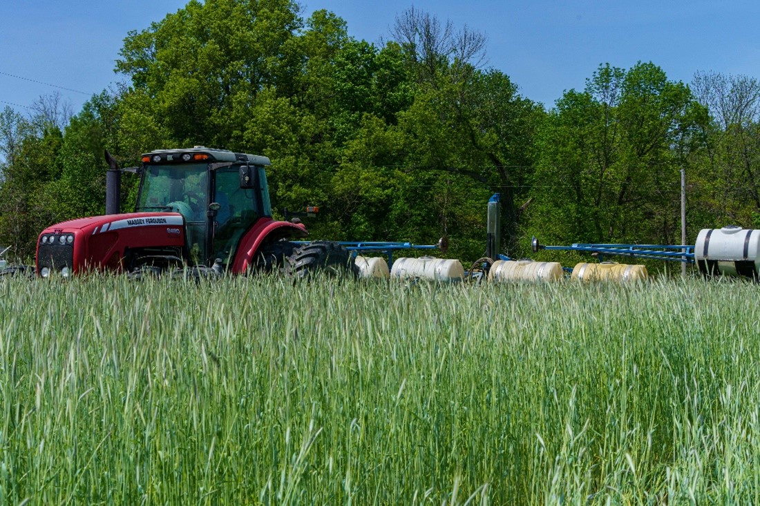 Tractor in Field