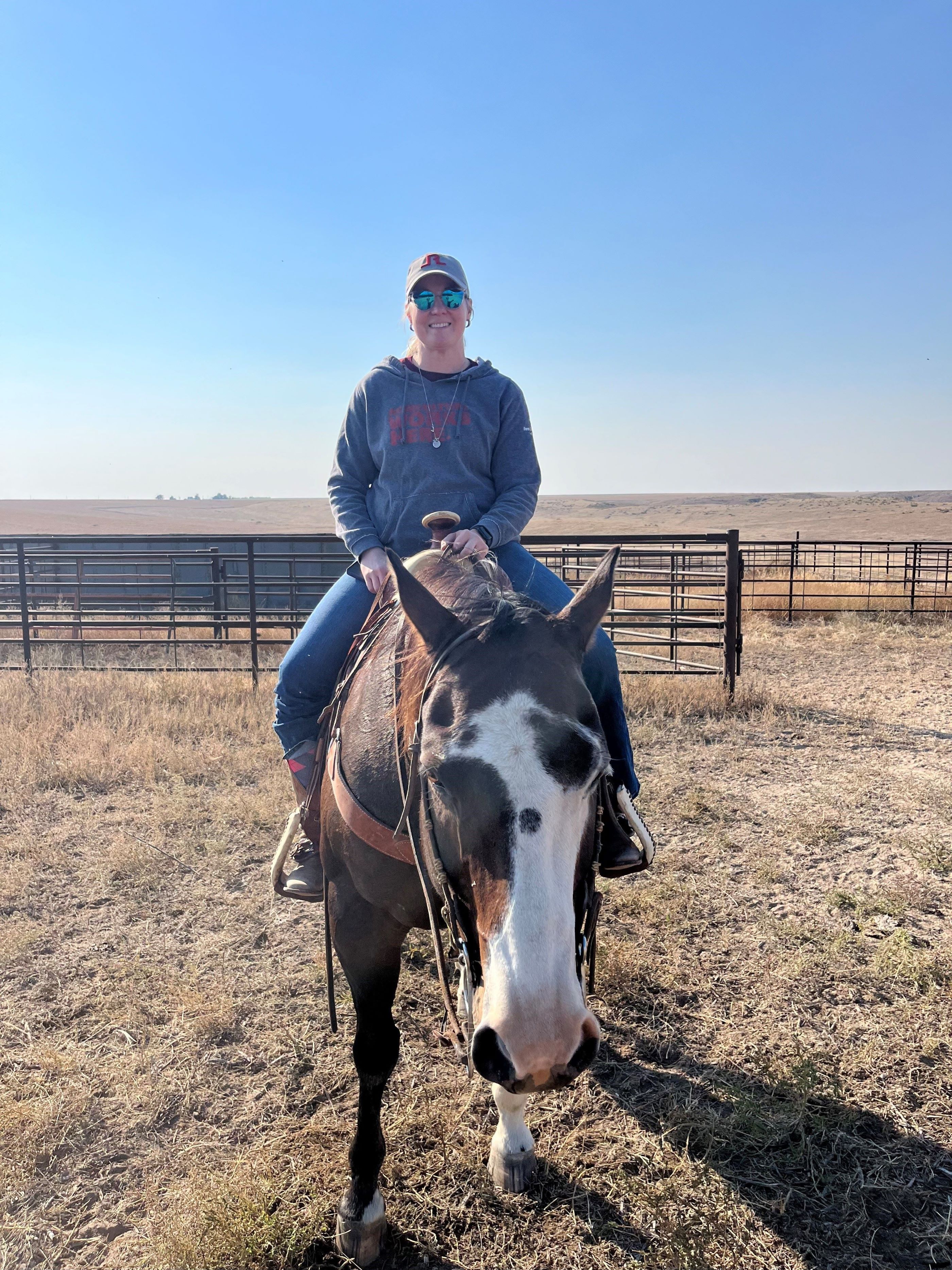 Person on a horse