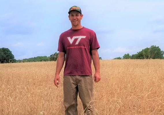 John Shepherd, a farmer from Blackstone, Virginia.