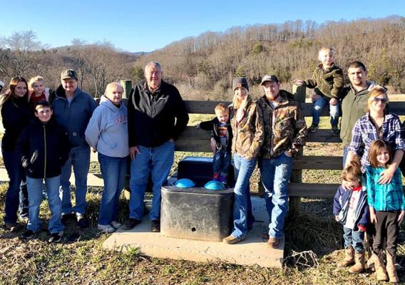 Group photo of the Cooper family