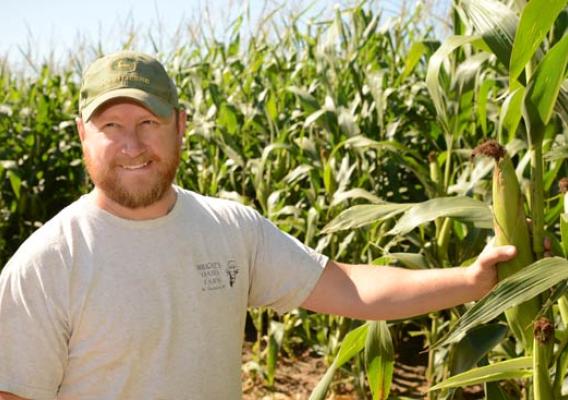 Clayton Wright is a fourth generation farmer. 