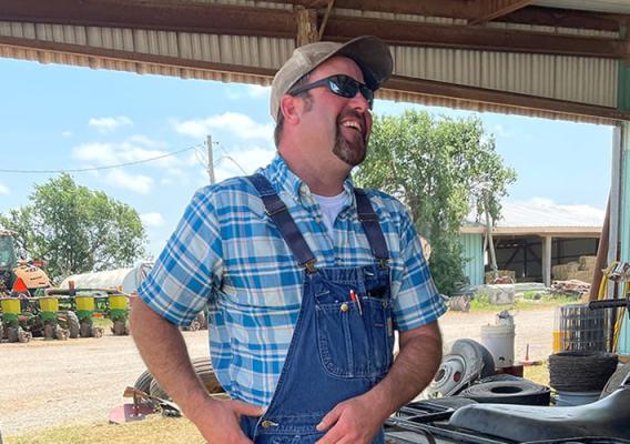 USDA Farm Service Agency County Committee Election nominee Wesley Sullivan, a fourth-generation farmer and rancher in Comanche County, Oklahoma 