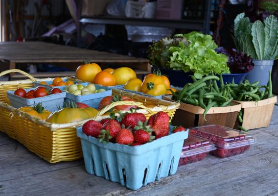 Produce for sale