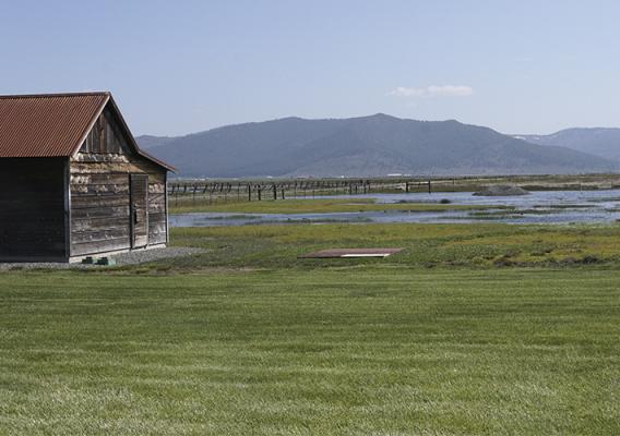 Barn on farmers ranch