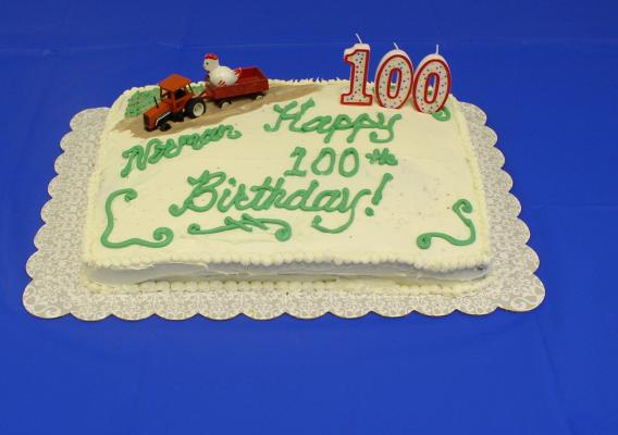 100th Birthday cake