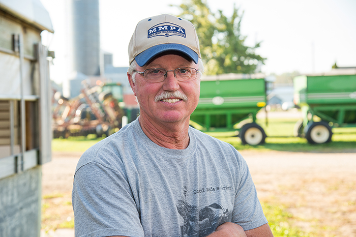 Jim Reid is one of more than 21,400 producers who signed up for the Margin Protection Program for Dairy in 2018. Photo courtesy of the United Dairy Industry of Michigan.
